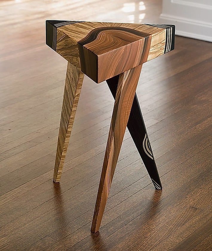 PerfectoRepost click to see emailInsane design side table by made from 3 different…