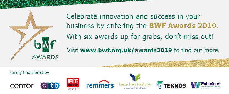 Looking for FridayMotivation Imagine your company receiving the highest accolade in woodworking .. The BWF Awards provide opportunity to showcase your organisations tenacity, innovation and brilliance. Enter today