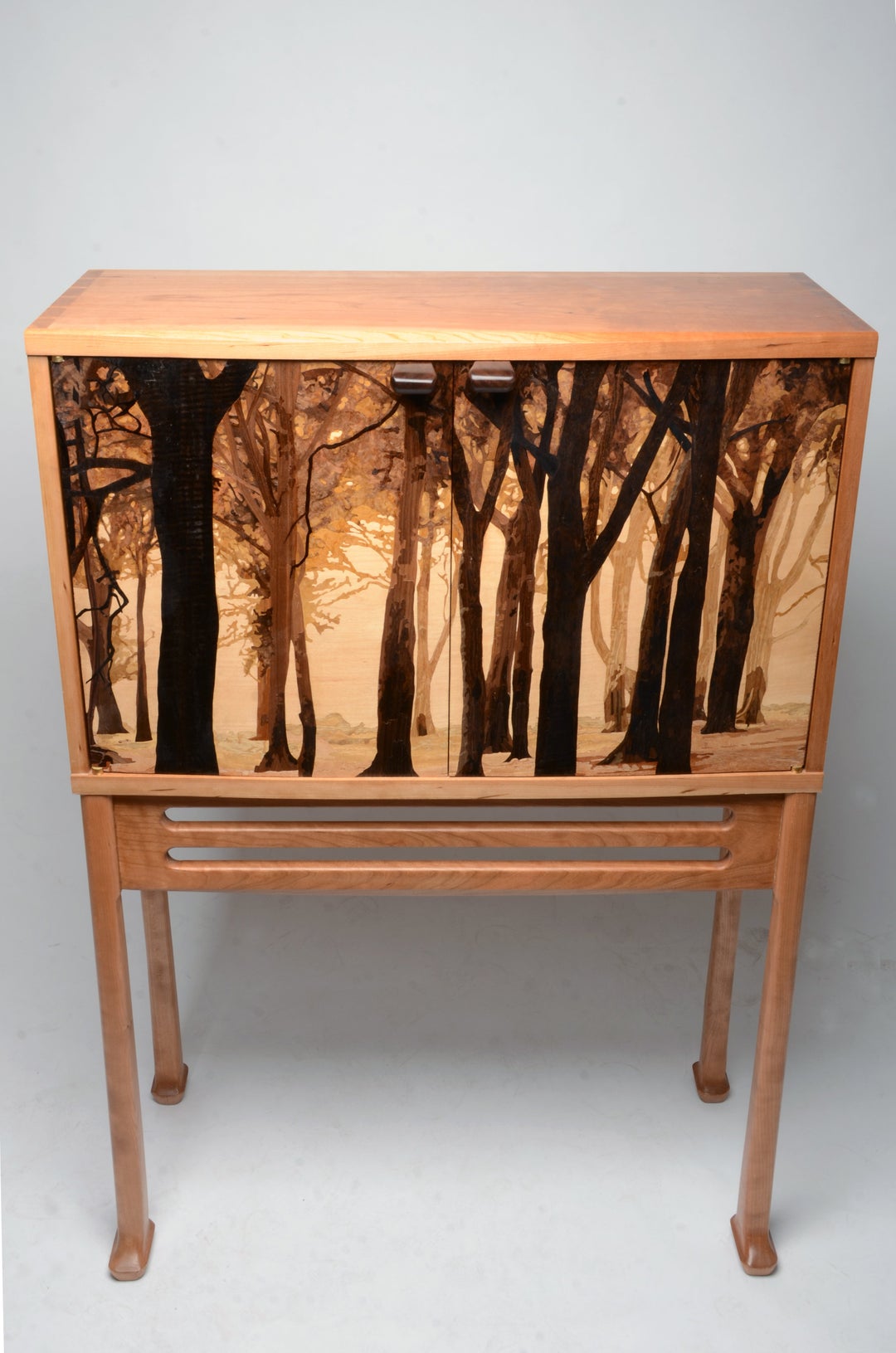 Marquetry Liquor Cabinet