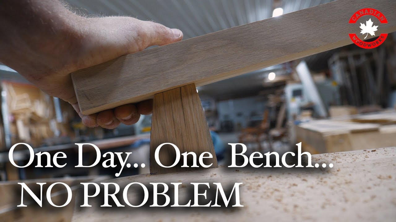 Woodworking Life 107 – One Day… One Bench… NO PROBLEM