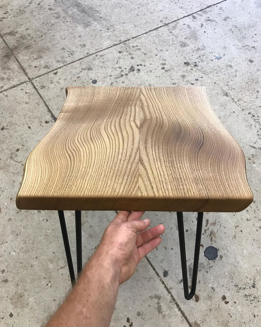 Simple side table built for some great clients .No matter the build, the smile on our customers f…