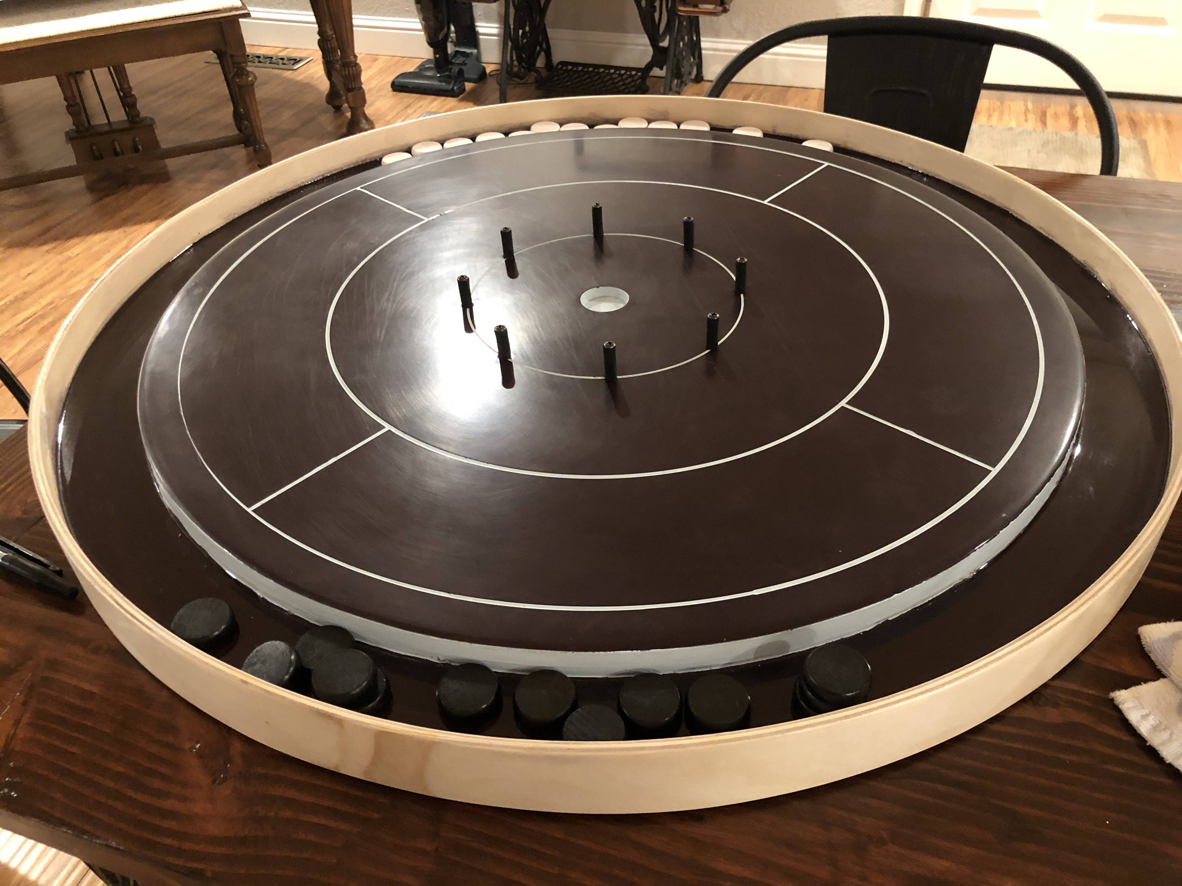 Made my first Crokinole board