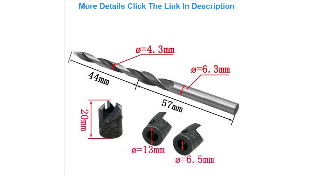 Best High-speed Steel Woodworking Countersink Drill Bit Step Drill Woodworking Punching Chamfered S