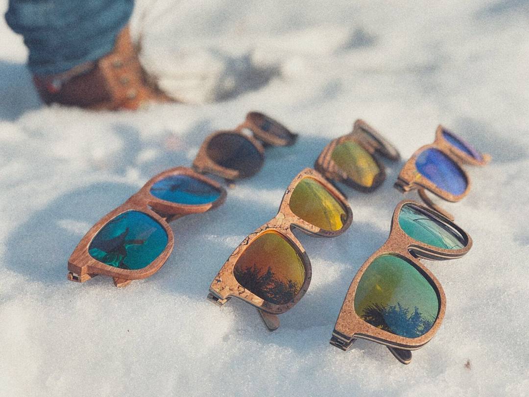 HappyNewYear Here wood sunglasses of our newcollection Be original in all the seasons summer amp winter together in love Soon our ecommerce for now write a pvt msg fashion shopping style jewelry art woodworking ebay etsy moda newdeals free occasion