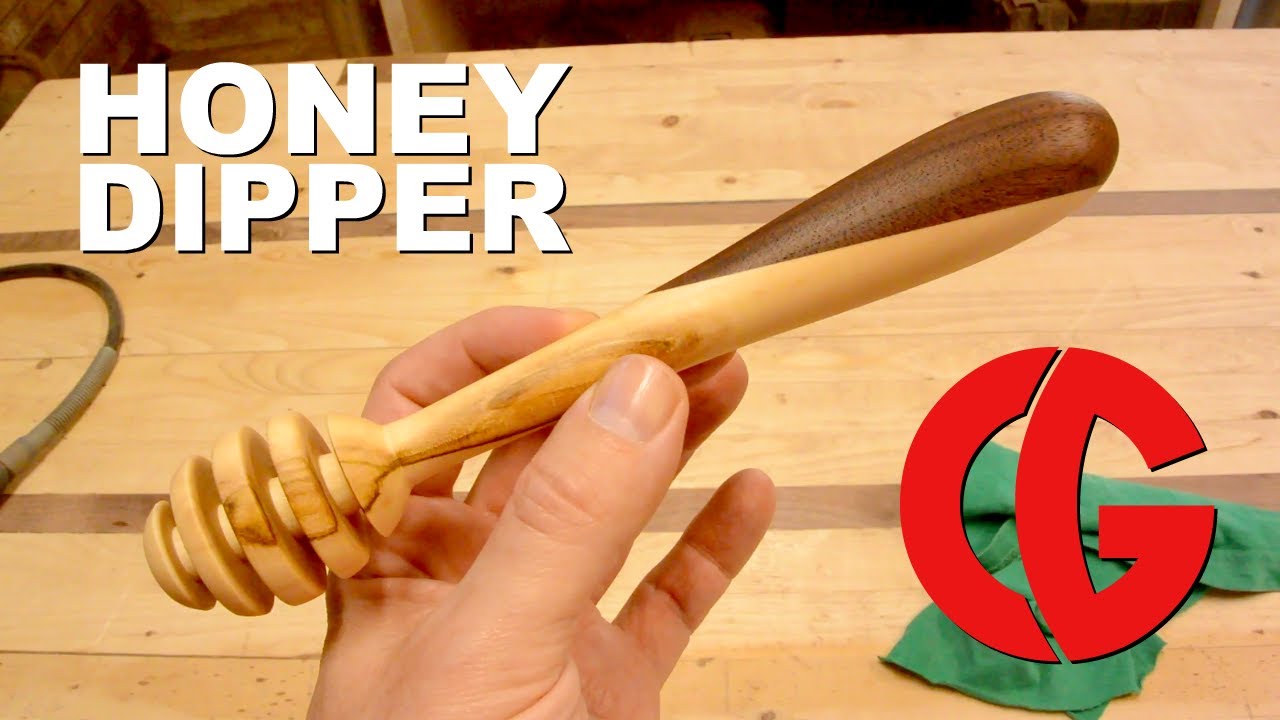 Woodturning a Honey Dipper – Woodworking