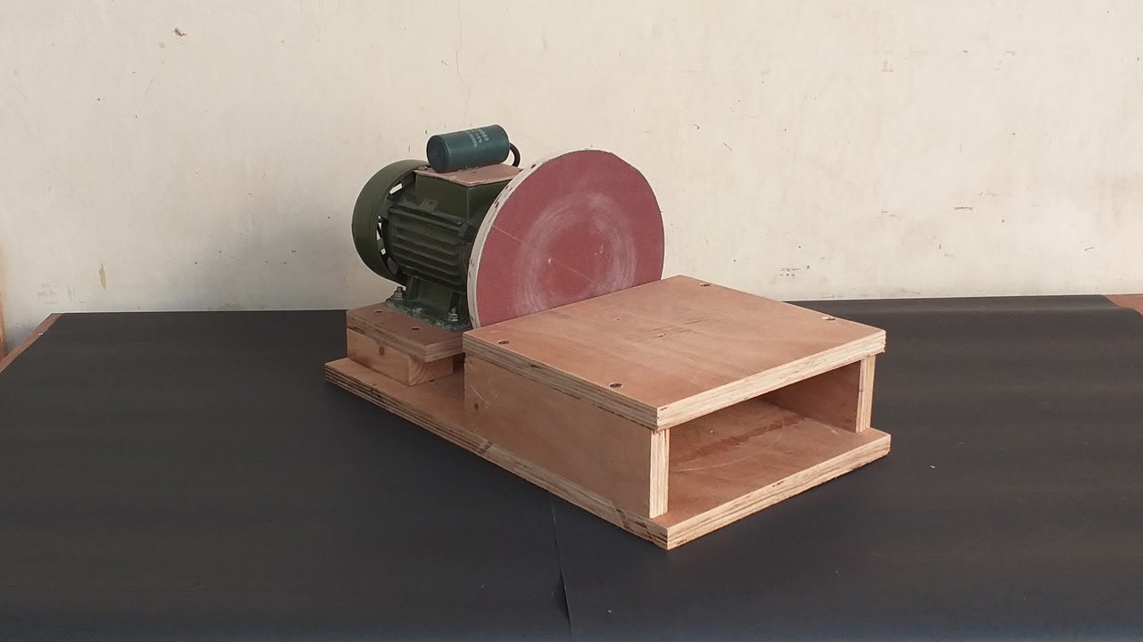 Simple Disc Sander Homemade Woodworking Tools Diy